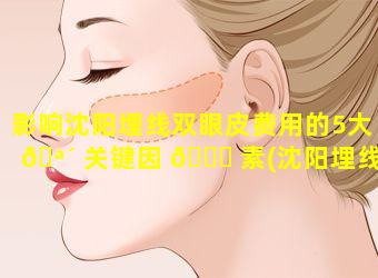 影响沈阳埋线双眼皮费用的5大 🪴 关键因 🐅 素(沈阳埋线双眼皮价格大概是多少)